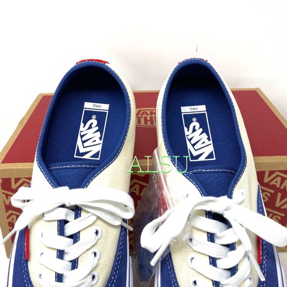VANS Authentic Pro Low Top Stv Navy Canvas Casual Sneakers Mens Size VN0A34790QF - Picture 6 of 11
